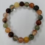 Pearlz Ocean Natural Multicoloured Quartz Bracelet 10mm Beads 7.5-8 inch Healing Gemstone Jewelry for Ladies Enhances Focus & Well-Being - Image 3