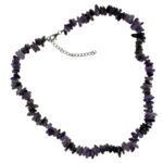 Pearlz Ocean Lavender Amethyst Necklace – 20" Knotted Chips – Ladies Gemstone Necklace in 925 Sterling Silver – Elegant Gift & Statement Look - Image 2