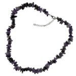 Pearlz Ocean Lavender Amethyst Necklace – 20" Knotted Chips – Ladies Gemstone Necklace in 925 Sterling Silver – Elegant Gift & Statement Look - Image 3