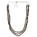 Pearlz Ocean Charoite Necklace for Women – 18"+3" Natural Purple Rondelle Gemstone Chips Jewelry in 925 Sterling Silver, Calming & Grounding Design