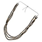 Pearlz Ocean Charoite Necklace for Women – 18"+3" Natural Purple Rondelle Gemstone Chips Jewelry in 925 Sterling Silver, Calming & Grounding Design - Image 3