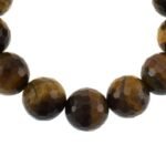 Pearlz Ocean Natural Tiger Eye Bracelet 12mm Round Beads, Elegant 925 Sterling Silver Jewelry for Ladies, Inner Strength & Balance - Image 5