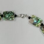 Pearlz Ocean Abalone & Black Onyx Necklace for Women – 18" Natural Shell & Gemstone Beads Jewelry, Alternating Smooth Finish, Calming & Stylish Design - Image 6