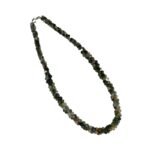 Pearlz Ocean Natural Fancy Jasper Necklace 20" – 3-Line Twisted Design – 925 Sterling Silver – Calming Energy Jewelry for Ladies - Image 2