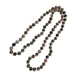 Pearlz Ocean Fine Cut Beaded Necklace for Women – 36" Natural Stone Jewelry with 10mm Round Beads in Sterling Silver, Elegant Endless Style - Image 2