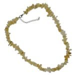Pearlz Ocean Citrine Rondelle Necklace 20" - 925 Sterling Silver Knotted Beads for Ladies - Positive Energy Jewelry - Image 2