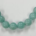 Pearlz Ocean Howlite & Russian Amazonite Knotted Necklace for Women – 24" (21" + 3" Extension) – Natural Gemstones – 925 Sterling Silver – Stress Relief & Healing Energy - Image 5