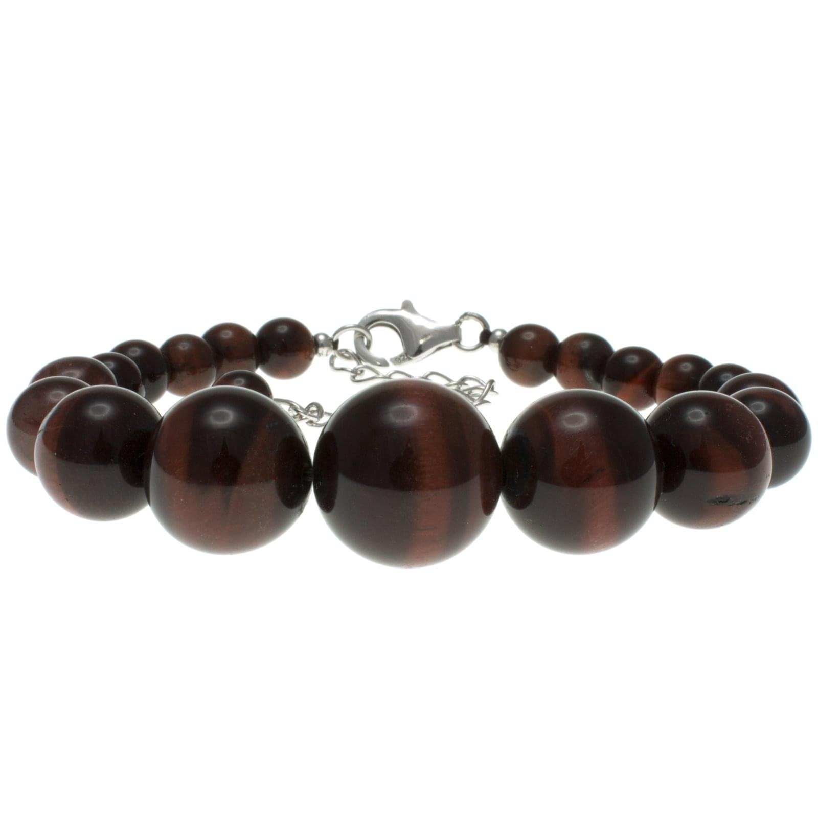 Pearlz Ocean Red Tigers Eye Journey Bracelet 1 Pearlz Ocean Red Tigers Eye Journey Bracelet