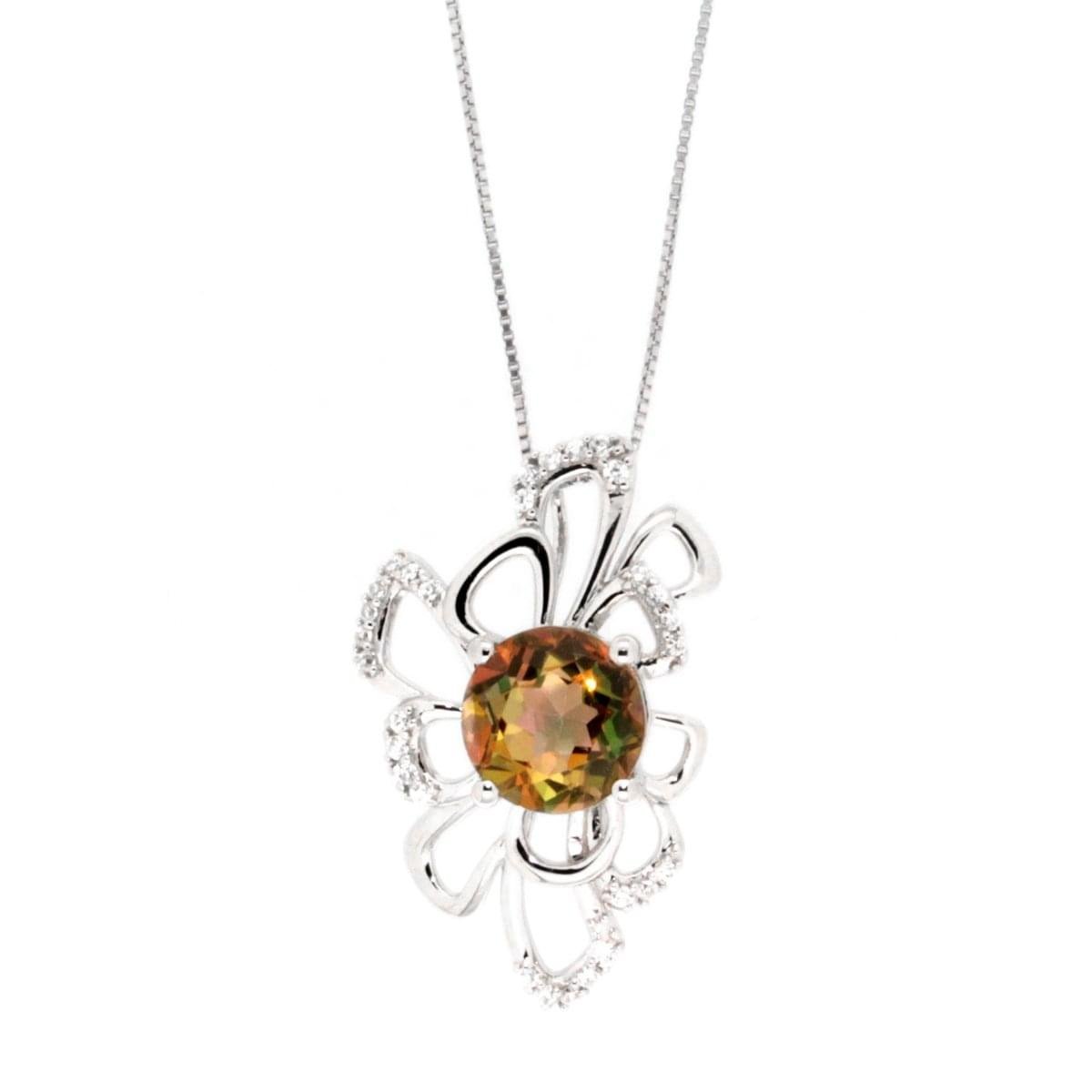 GGL Sterling Silver Mango Magic Topaz Pendant 1 GGL Sterling Silver Mango Magic Topaz Pendant