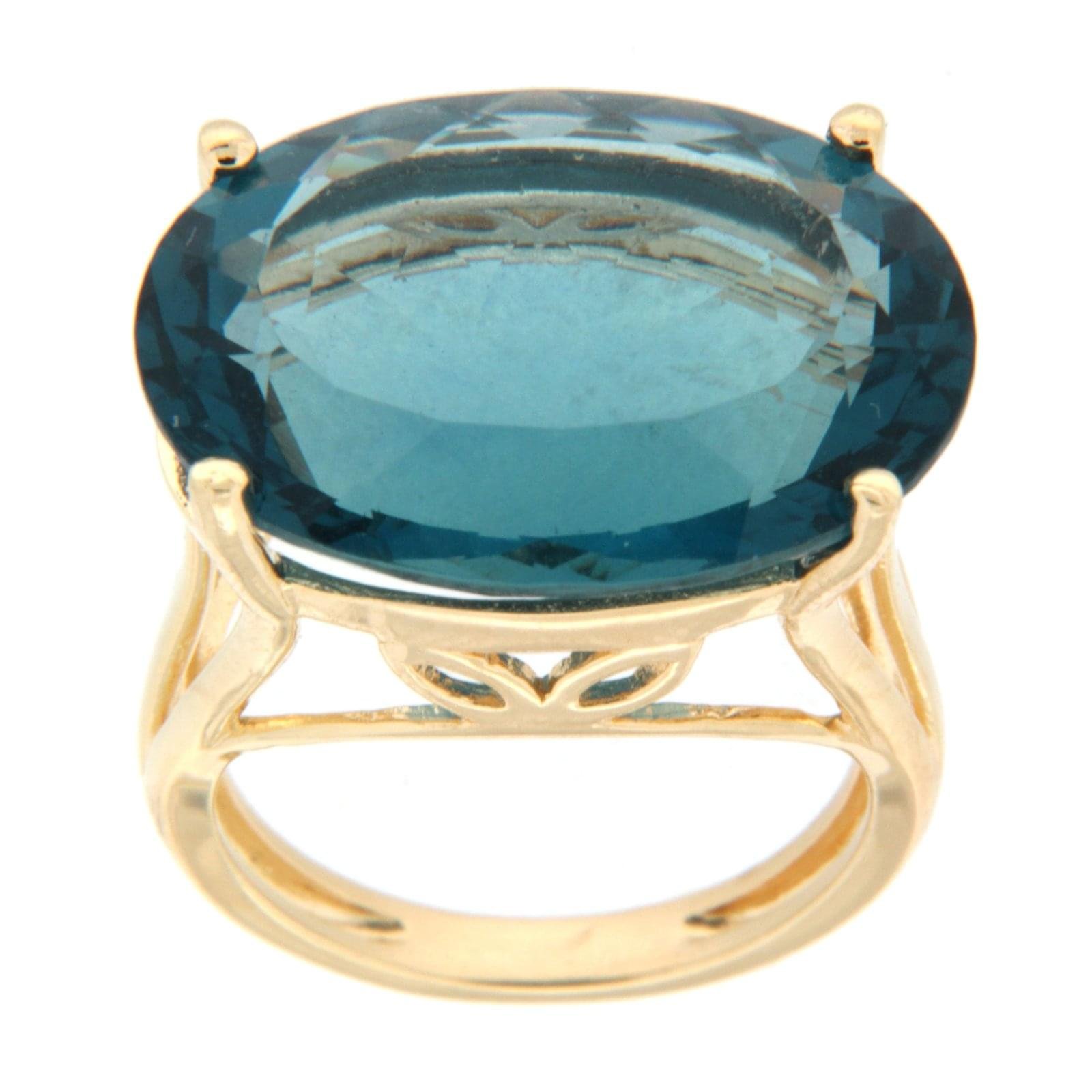 GGL Sterling Silver Teal Green Fluorite Ring 1 GGL Sterling Silver Teal Green Fluorite Ring